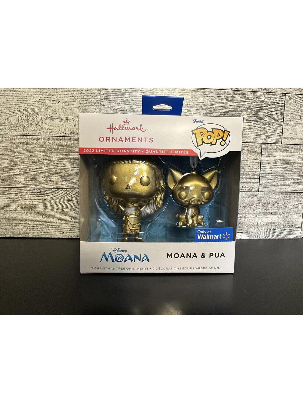 Disney Moana & Pua Hallmark Chrsitmas Ornament Funko Pop CHASE Ornaments
